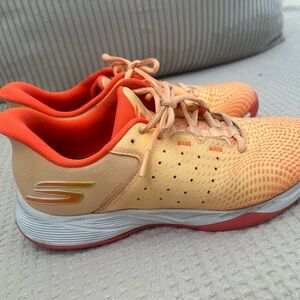 Skechers Women's Orange and Yellow Athletic Shoes